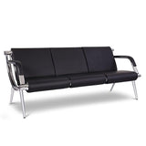 3-Seat Office Reception Waiting Room Chairs - Guest & Reception Chairs for Salon