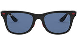 Ray-Ban Unisex Rb8395m Scuderia Ferrari Collection Square Sunglasses