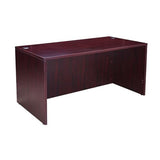 Boss Office Products Holland 66" Executive U-Shape Desk with File Storage Pedestal