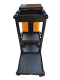 Simpli-Magic Janitorial Cart, 330 lbs Capacity – 3-Shelf Commercial Housekeeping Cleaning Cart on Wheels