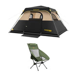 FanttikOutdoor Zeta C6 Pro Camping Tent 6 Person Instant Cabin Tent & FanttikOutdoor Zeta L8 Max Camping Chair