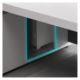 zhongxlla Standing Desk, Office Desk Senior Sense of Table and Chair