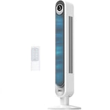 Dreo Tower Fan 42 Inch,Quiet Oscillating Bladeless Fan with Remote, 6 Speeds, 4 Modes, LED Display, 12H Timer, White Floor Standing Fan Powerful for Indoor Home Bedroom Office Room