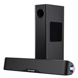 Nylavee Computer Speakers with Subwoofer, 2.1 PC Speakers System with Bluetooth 5.4 & 3.5mm Aux-in, 60W Peak Power