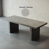 homary 70.9" Rectangle Dining Table, Farmhouse Kitchen Table for 4-6 People