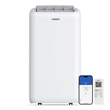 TOSOT 14,000BTU (9,600 BTU SACC) Smart WiFi Portable Air Conditioner with Heater, Powerful Cooling Auto Swing, Dehumidifier, Fan, 24H Timer for Large Room Up to 600 sq ft, AOMI Series