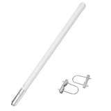 UHF Fiberglass Mobile Radio Antenna, 400-470mhz GMRS Base Antenna, 17 inches SO239 Connector for Ham Radio Device Repeater Mobile Transceiver with Mount Bracket