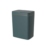 BXFIRS ABS Material Sensor Smart Household Automatic Trash Can with Lid for Bathroom Kitchen Garbage bin(Gray)