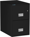 PHOENIX SAFE Vertical Fireproof File Cabinet 25" Letter 2-Drawer