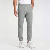 GINGTTO Mens Golf Joggers Pants Slim Fit Stretch Light Grey 28 Inseam 32