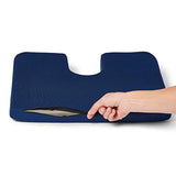 Medline Seat Cushion to Relieve Pressure and Lower Back Pain, Tailbone and Sciatica Issues