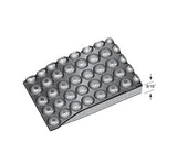 Rhino Mats, Reflex Anti-Fatigue Salon Mat 3' x 3.5' x 9/16", Satin Black