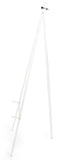 Displays2go Acrylic Display Easel for Floor, A Frame Design, Fixed Pegs - Clear (ACEASFLAFF)
