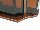 FixtureDisplays® Large Delux Church Pulpit 61" Wide X 24" Deep X 47" Tall Wood Acrylic Preach Lectern Conference Podium