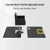 Barber Floor Mat Anti Fatigue for Stylist Standing, 3/4'' Thick Comfort Hair Matt Square Base for Salon Styling Chair