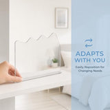 BLULEE Clear Shelf Dividers,Closet Organizers and Storage