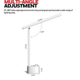Honeywell Upgraded LED Desk Lamp - H01 Pro Sunturalux™ Foldable Desk Light with USB A+C Charging Port, 3 Color Modes (White)