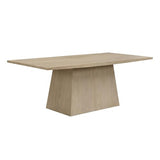 Christopher Knight Home Coadz 82 inch Wooden Dining Table, Modern Rectangular Kitchen Dinner Table for 6-8 People, Light Natural