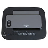 HP - Paper Shredder Micro Cut, 200-Sheet Auto Feed, Shreds Credit Cards & Staples