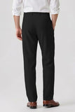 GINGTTO Mens Black Dress Pants Slim Fit Stretch Slacks Chinos Pants