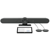 Rally Bar 4K Ultra HD All-in-One Video Conference Camera with 10.1" Tap Cat5e Touch Controller and 2x Mic Pods