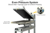16x24 Inch Manual Clamshell Heat Press,110V 2000W Digital Control with Infrared Positioning
