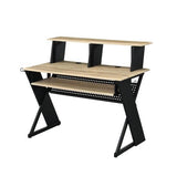 47" Computer Desk With Top Storage, Studio Desk For Music Production