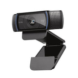 Logitech C920x HD Pro PC Webcam, Full HD 1080p/30fps Video, Clear Audio, HD Light Correction, Works with Microsoft Teams- Black