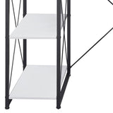 47" Computer Desk with 8 Storage Compartments, Study Desk for Home Office
