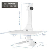 Mount-It! Electric Standing Desk Converter