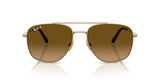 Ray-Ban Unisex Rb8097 William Titanium Square Sunglasses