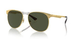 Persol Unisex 649 Iron Aviator Sunglasses