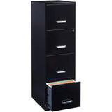 Pre-Assembled, Vertical File Cabinet for Letter-Size Documents, Cam Lock Security, Durable Steel Office Storage Solution