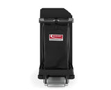 Suncast Commercial Standard Housekeeping Cart with Laundry Bag, Vacuum Holders