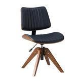 HULALA HOME Faux Leather Home Office Chair
