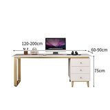 TRABVVIJSC L Shaped Desk Study Single Desktop Computer Desk