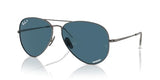 Ray-Ban Unisex Rb8089 Aviator Titanium Aviator Sunglasses