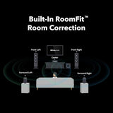 WiiM Amp Ultra Stereo Streaming Amplifier, HDMI ARC & RoomFit, Space Gray