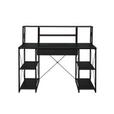 47" Computer Desk with 8 Storage Compartments, Study Desk for Home Office