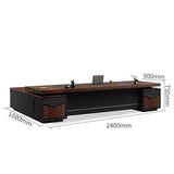 Modern L Shape Executive Desks Large Home Office Desk Manufactured Wood Computer Table