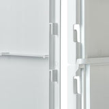 WOODBRIDGE 60” x 32” Four-Piece Direct-to-Stud Alcove Tub Surround with Right-Drain Hole Soaking Bathtub Combo in White