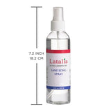 Latalia Unscented Hand Sanitizer Spray Refill Pack of 24 | 6.67 Fl oz with 80% Alcohol Bulk Hand Sanitizer