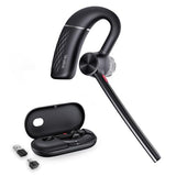 Bluetooth Headset BH71 Pro,Teams Zoom Certified,Single Ear Wireless Headset with Charging Case