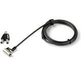 6.5 [2m] 3-in-1 Universal Laptop Cable Lock - Keyed Security Lock for K-Slot