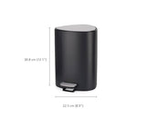 Joseph Joseph EasyStore Stainless Steel 5 Liter/1.3 Gallon Pedal Trash Can