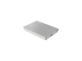Flex 2TB Portable External Hard Drive USB-C USB 3.0, Silver for PC, Mac, & Tablet - HDTX120XSCAA TOSHIBA