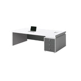 ABHNUGFS Study Writing Table PC Desks Desk Suitable for Office, Boss, Modern Manager, Executive Single Computer, Home(180 * 80 * 75cm)