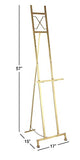 Deco 79 Metal Display Easel Large Adjustable 3 Tier Floor Standing Easel with Chain Support