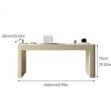 AQWASYUTER Office Computer Desk Wooden Slate Modern Study Furniture