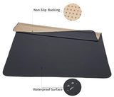 Splat Mat for Under High Chair/Arts/Crafts, WOMUMON Washable Spill Mat Waterproof Anti-Slip Floor Protector Splash Mat, Messy Mat and Table Cloth